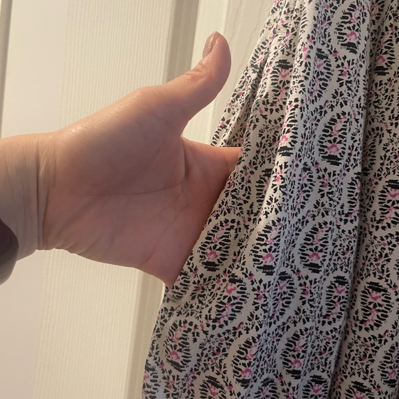 GAP Paisley Maxi Dress in Cream and Gray - Picture 4 of 4